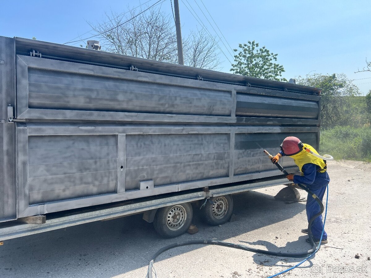 Pieskovanie kovu, konštrukcií, nádrží, podvozkov, karosérií - 11