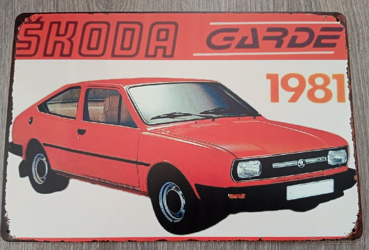 Škoda 130RS/LR, Octavia,Felicia,110R,Garde,retro tabuľky - 11