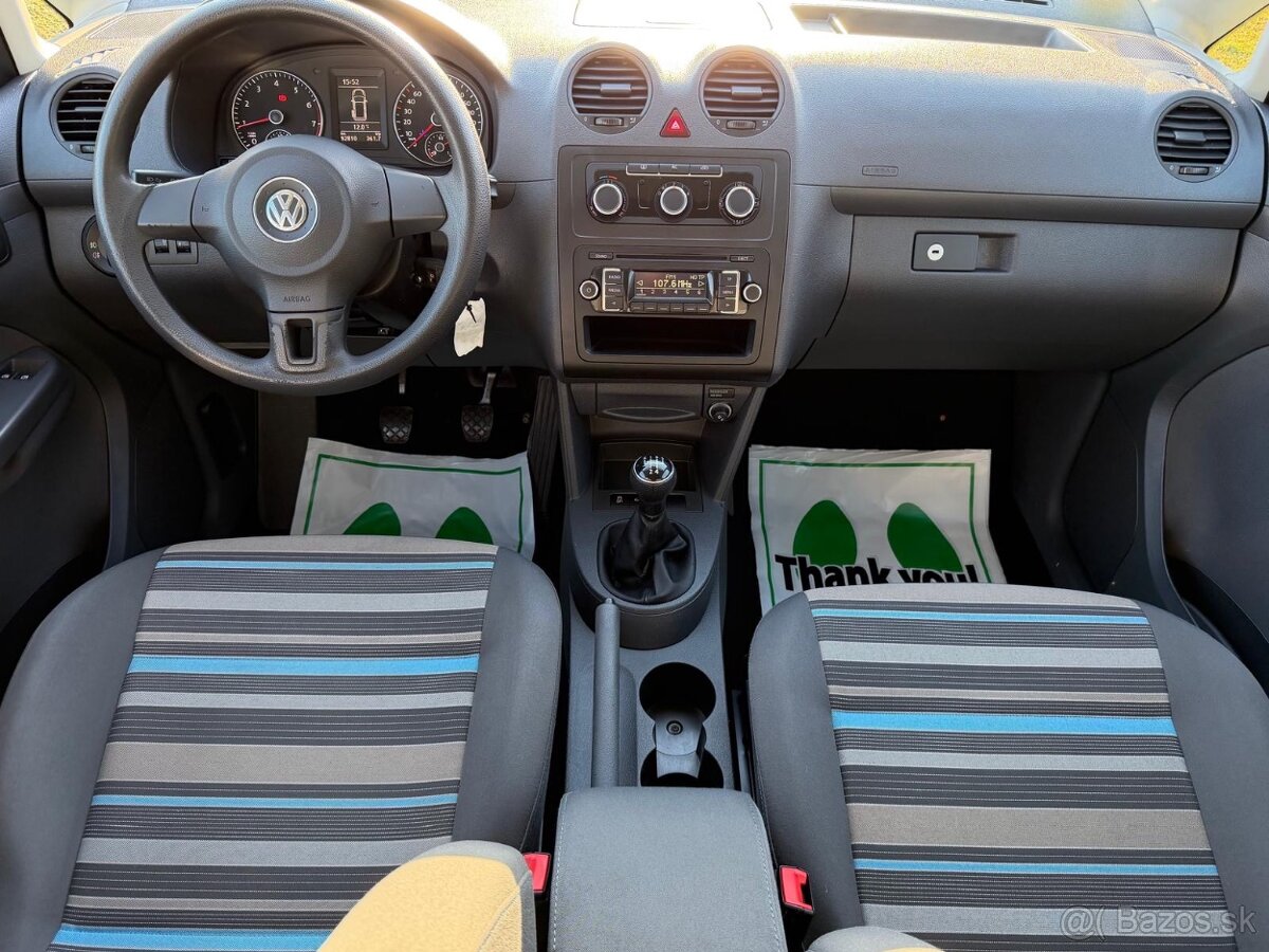 VW CADDY 1,6 MPI BEN/LPG - 75 kW, TOP KM - 11
