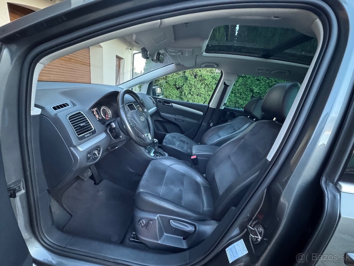 Vw Sharan 2.0TDI 130kw DSG 7miestne+Panorama+Led - 11
