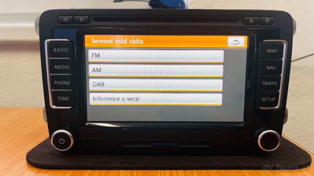 Rádio RNS 510 - VW / Škoda - RNS510 - DAB, LED, SSD - 11