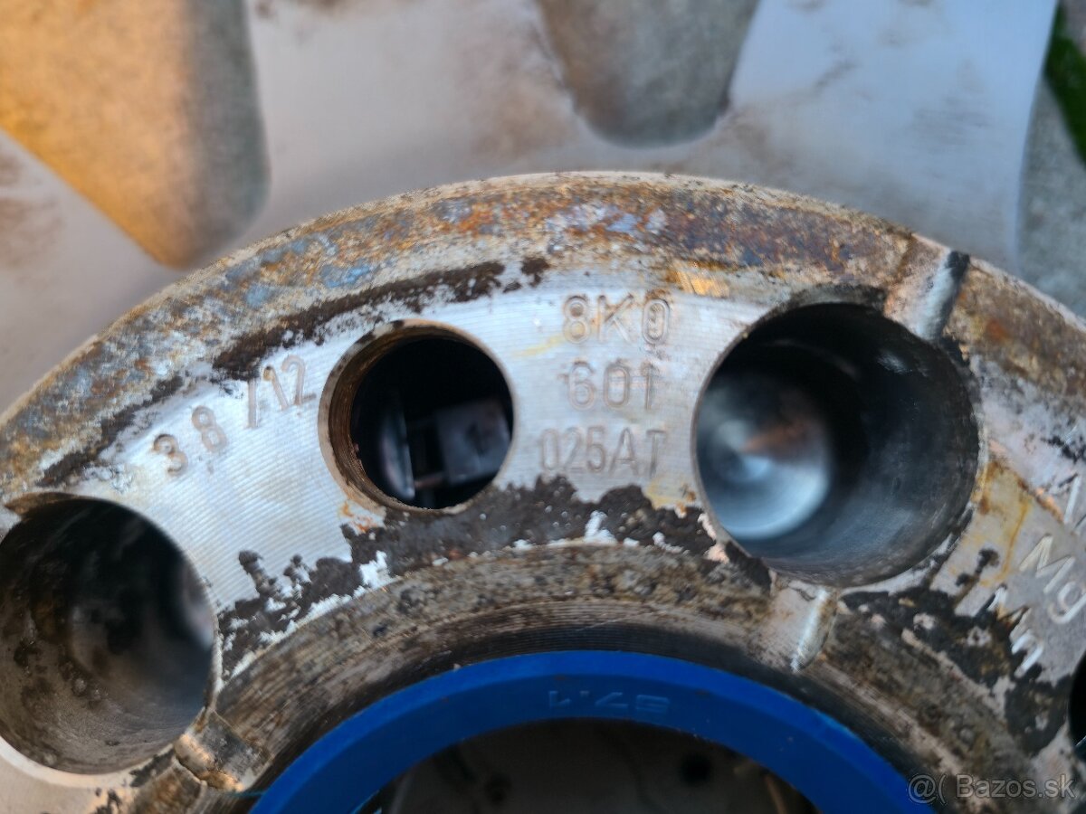 Hliníkové disky Audi 5x112 R16 + zimné pneu 205 55 R16 - 11