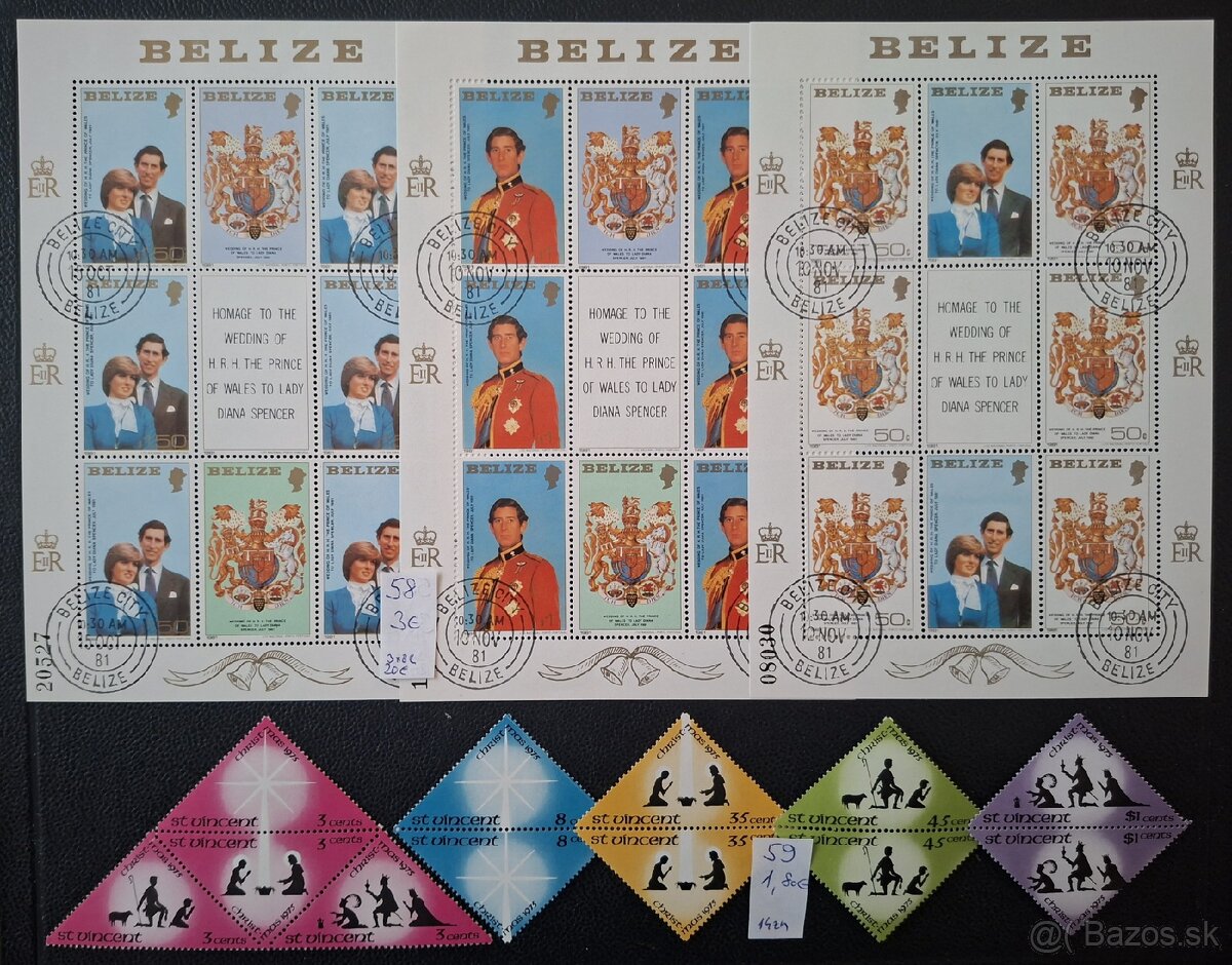 Postove znamky Mix 4 (101poloziek) - 11