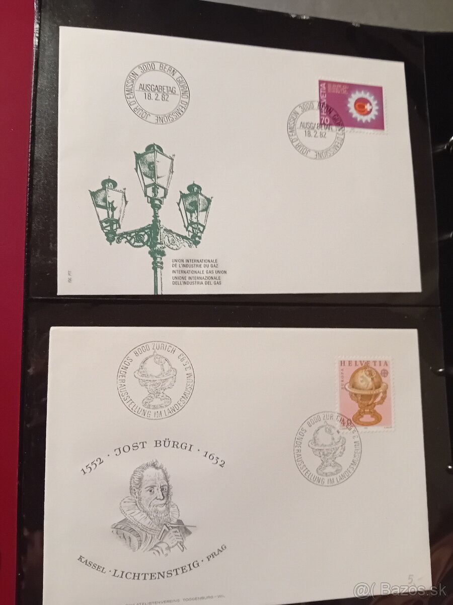 Album Švajčiarsko FDC - 11