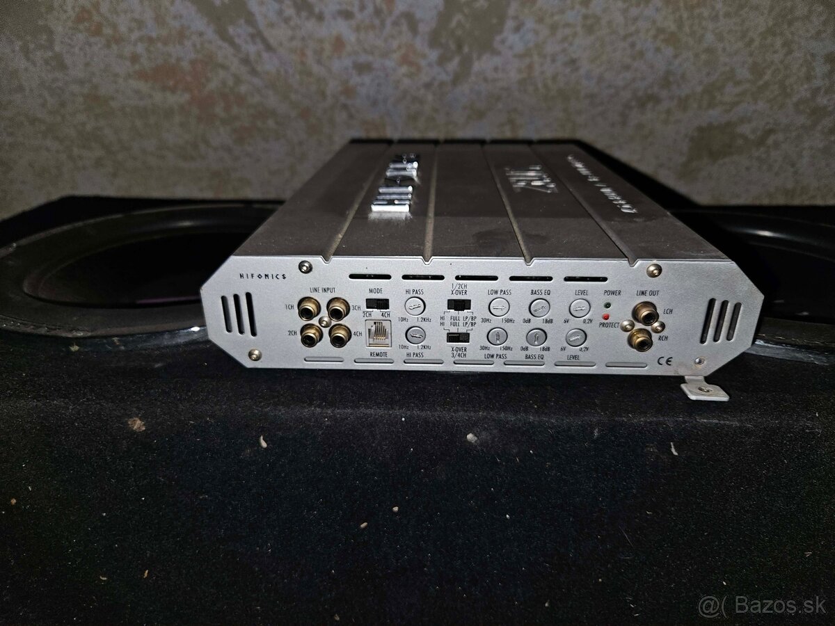 Predám autoaudio – subwoofery, zosilňovače + kapacitor - 11