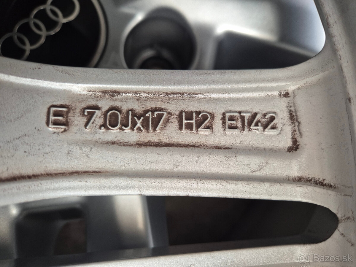 5x112 r17 ET42 x 7J elektróny AUDI, VW, ŠKODA, SEAT - 11