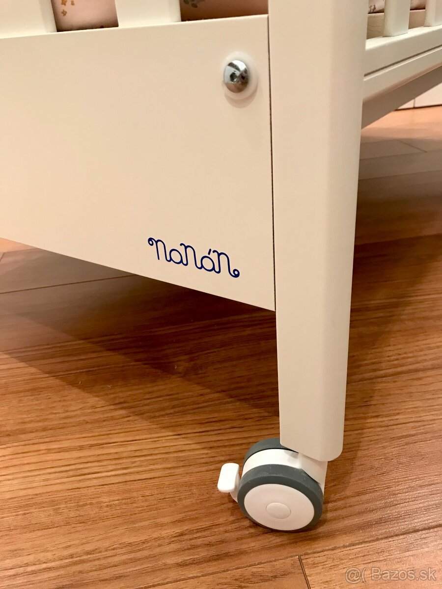 Detská postielka Nanan Puccio ružová - 11