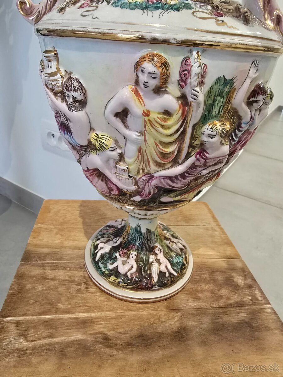 Porcelánová váza Capodimonte - 11