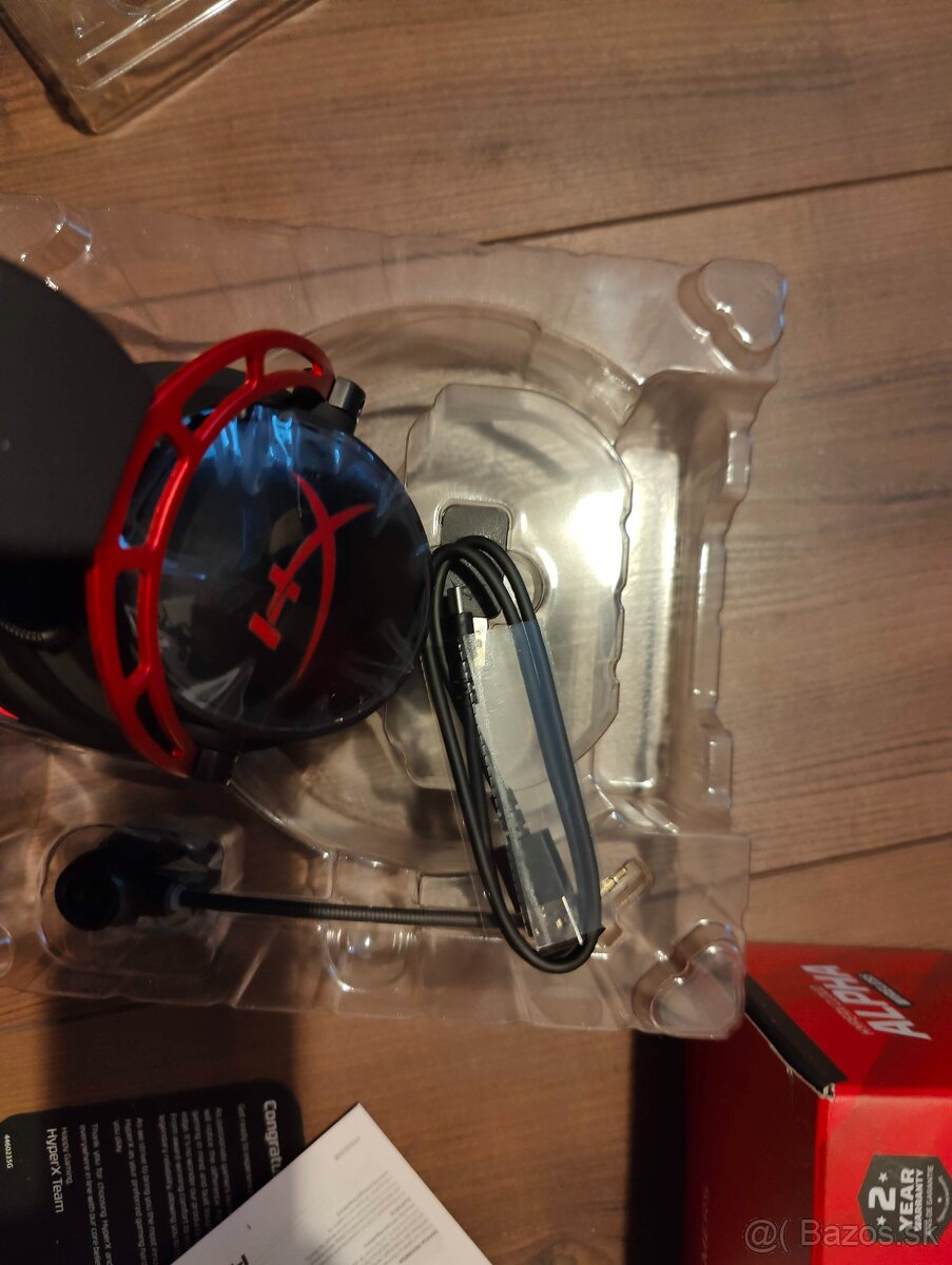 HyperX cloud alpha wireless NOVE, Herne sluchadla - 11