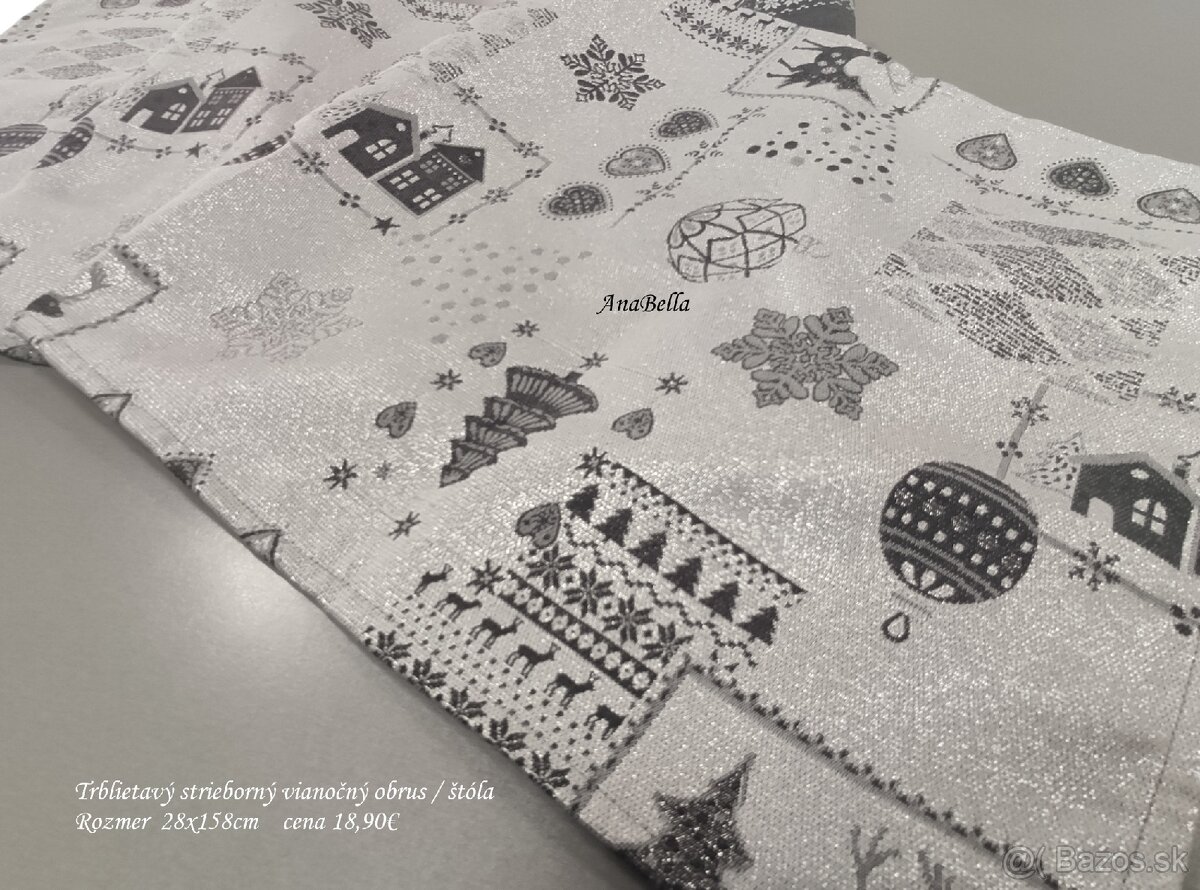 Vianočné prestieranie, štóly - 11