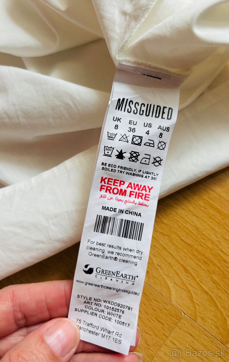 Biele košeľové šaty Missguided - 11