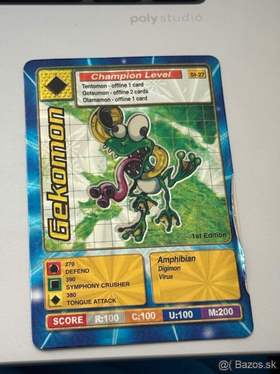 POKÉMON 2001 Nintendo kartičky + DIGIMON kartičky 1. edícia - 11