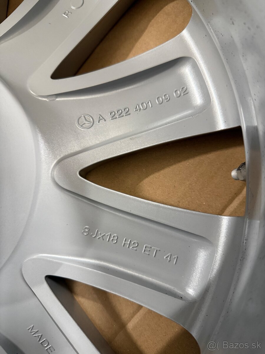 Hliníkové disky 5x112 R18 Mercedes Benz S Class W222 - 11