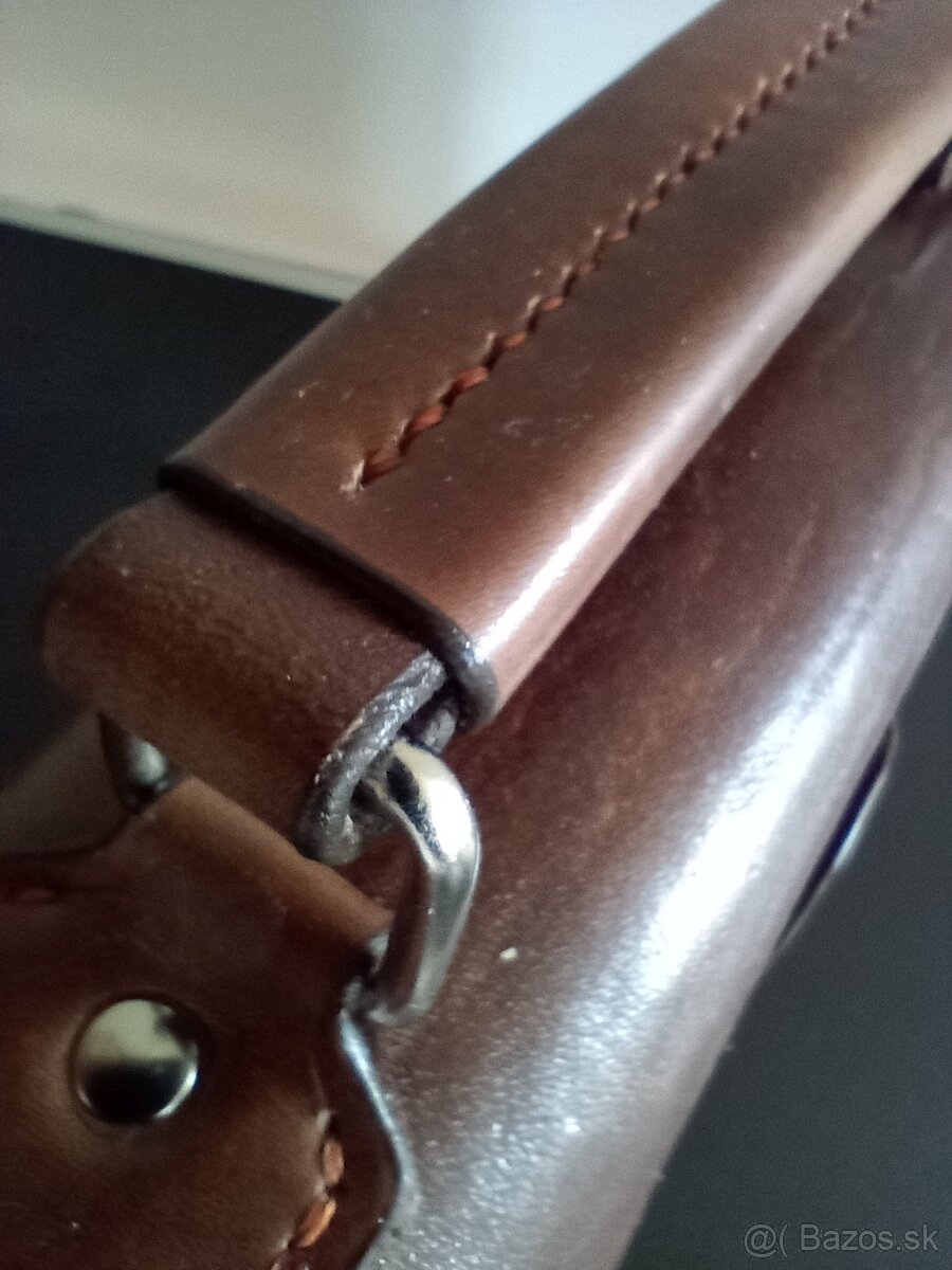 Kožená kabelka-aktovka - 11