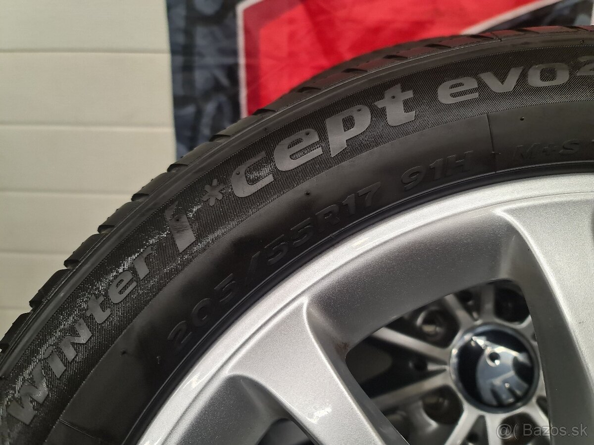 5X112 R17 + ZIMNE PNEU 205/55 R17 MERCEDES-ŠKODA - 11