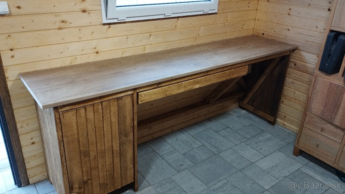 Pracovný stôl 260x60 cm - 11