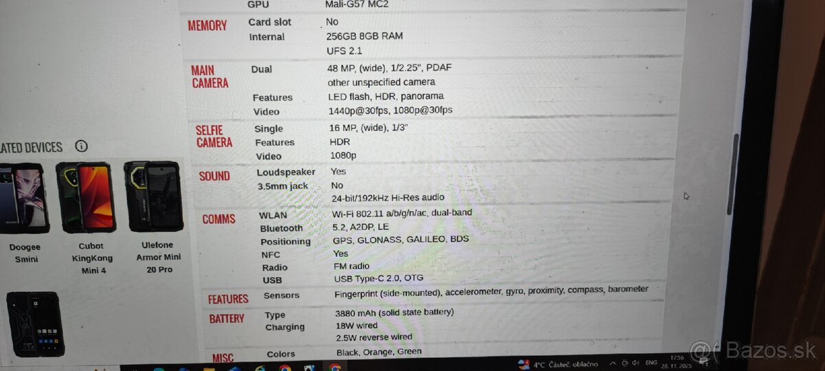 Mini smartphone Blackview N6000 - 11