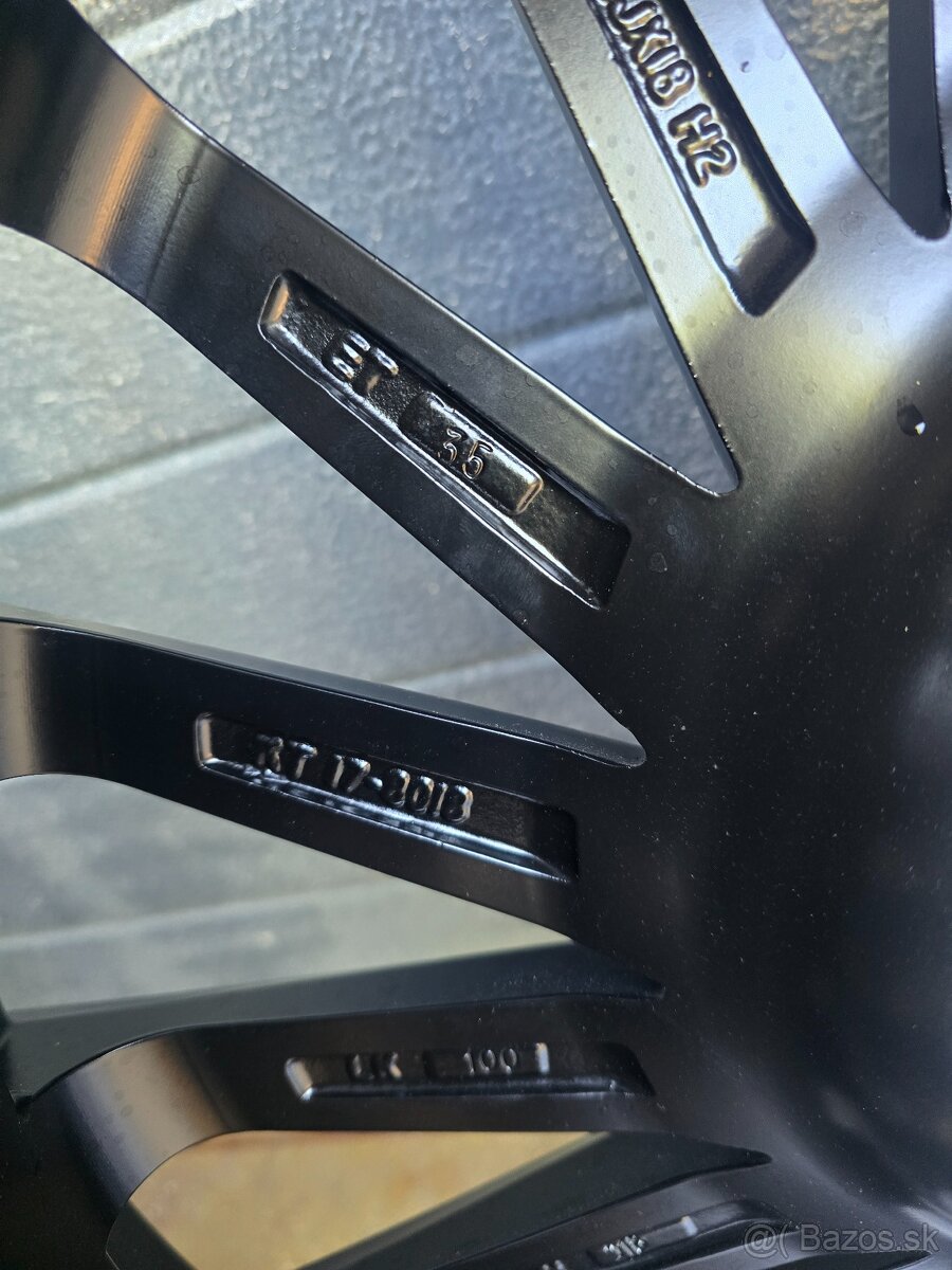 Zánovná Sada Keskin 4x100+Nové pneu 225/35 R18 - 11