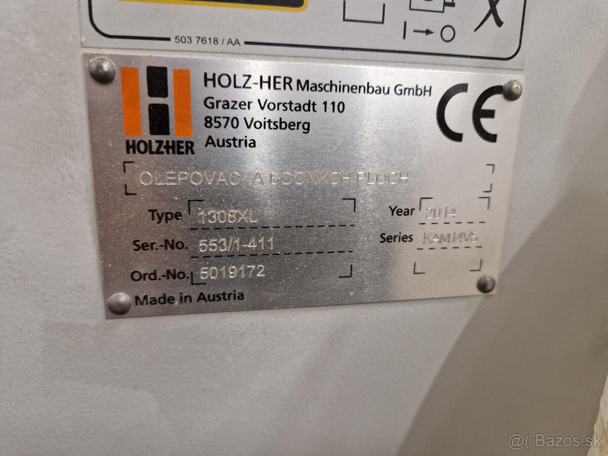 Olepovačka hrán HOLZ HER model AURIGA 1308 XL - 11