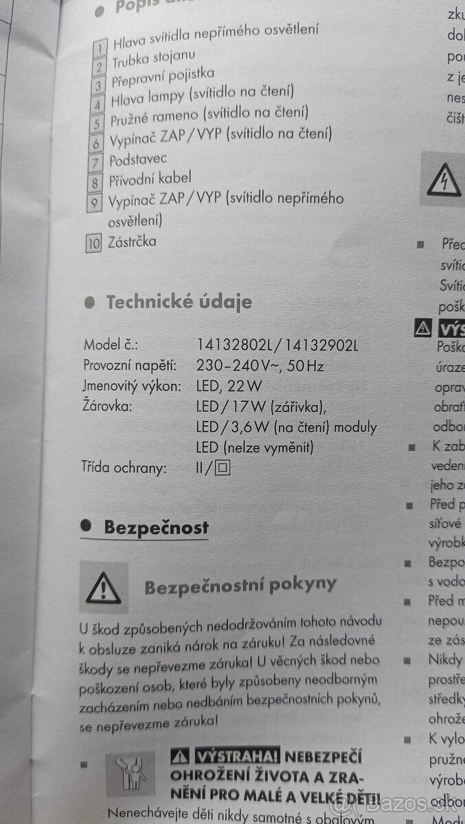 Stojacia LED lampa - 11