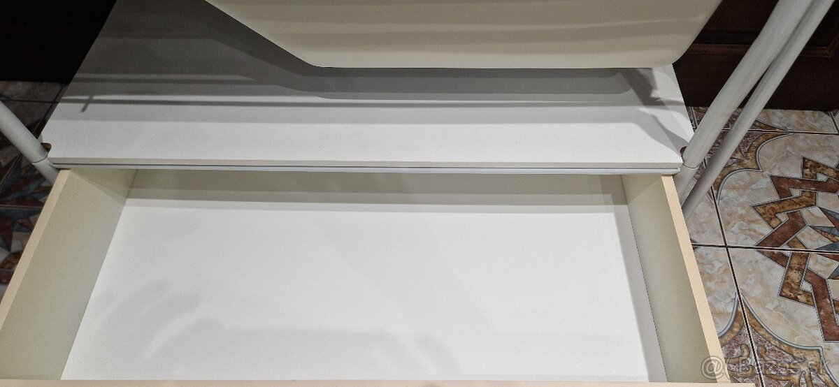 Retro prebaľovacia komoda,stolík s vaničkou - 11