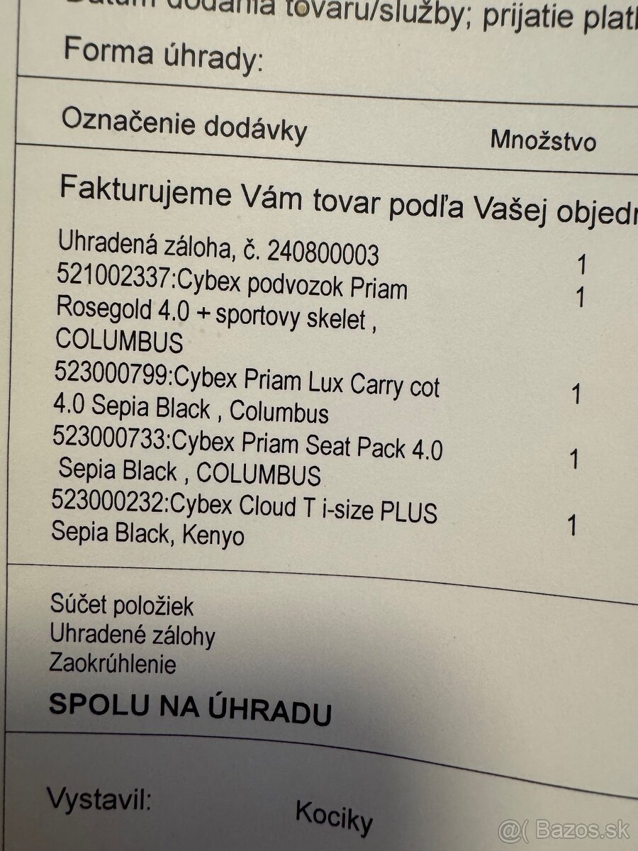 Cybex priam 3kombinacia - 11