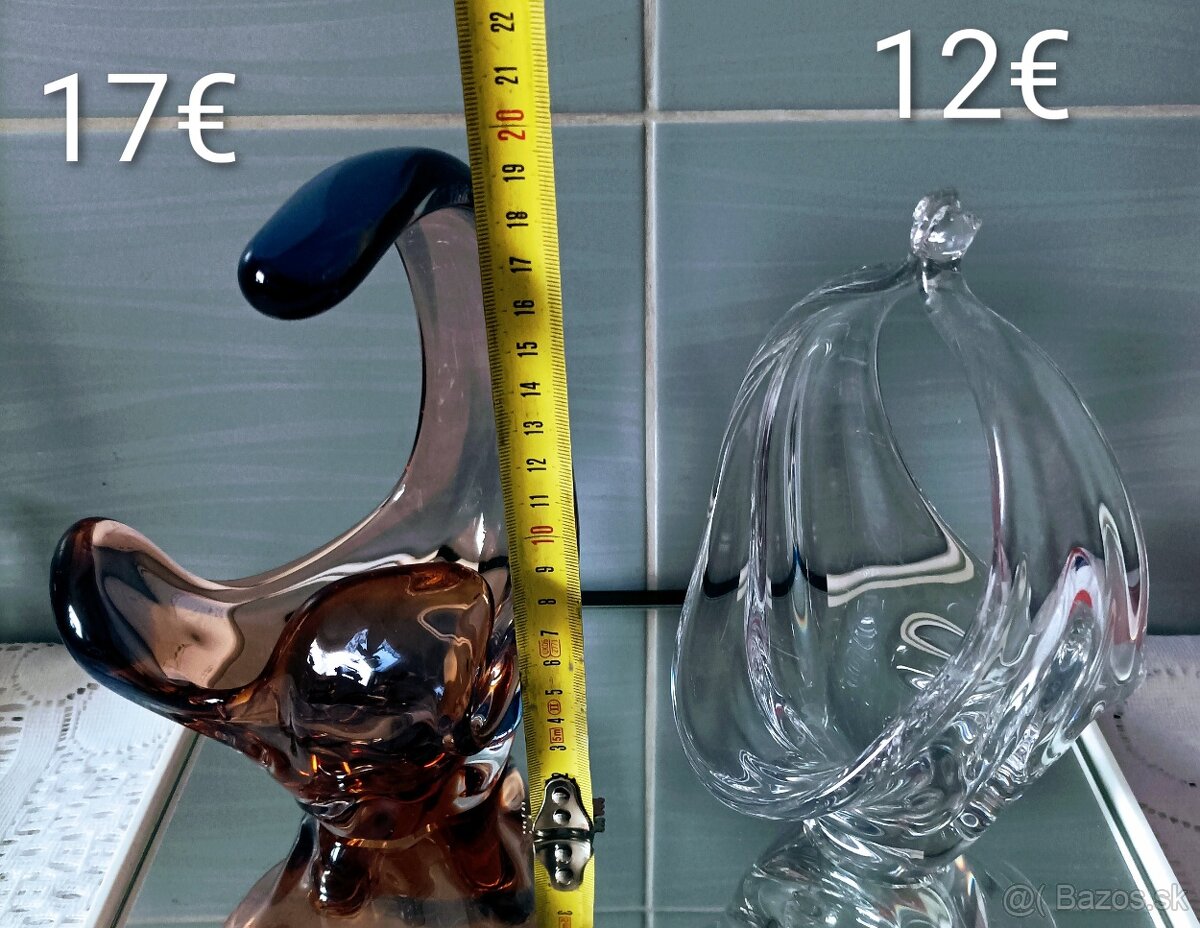 Hutné sklo - košíky - 11