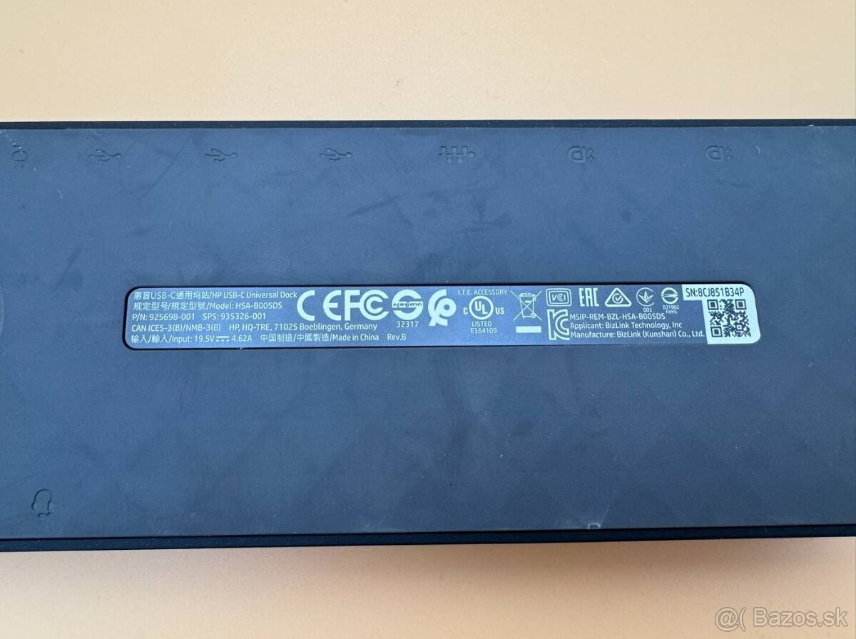 Predám dokovaciu stanicu na notebooky HP HP USB-C Universal. - 11