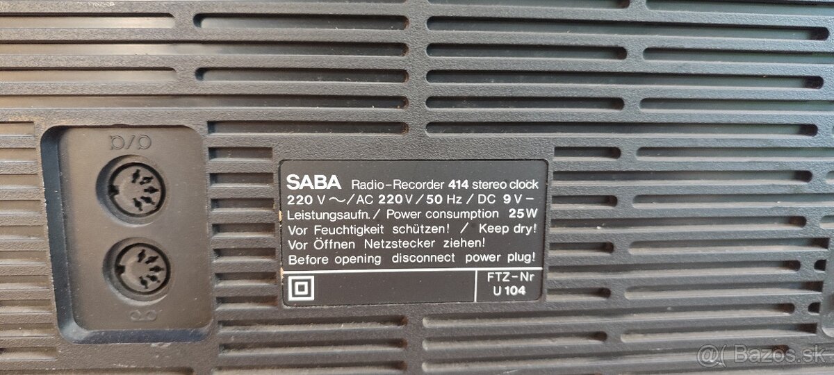 Radiomagnetofon SABA - 11