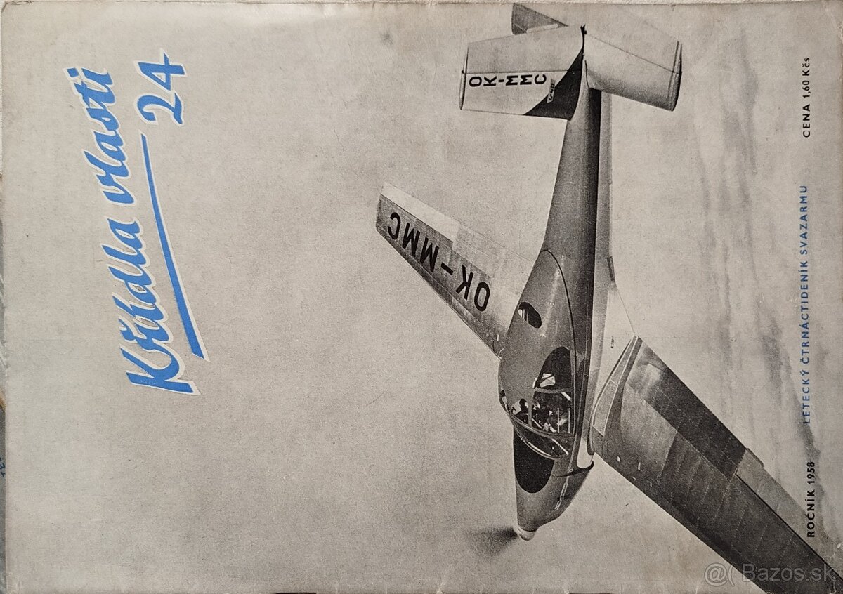 Časopisy Křídla vlasti, ročník 1958 - 11