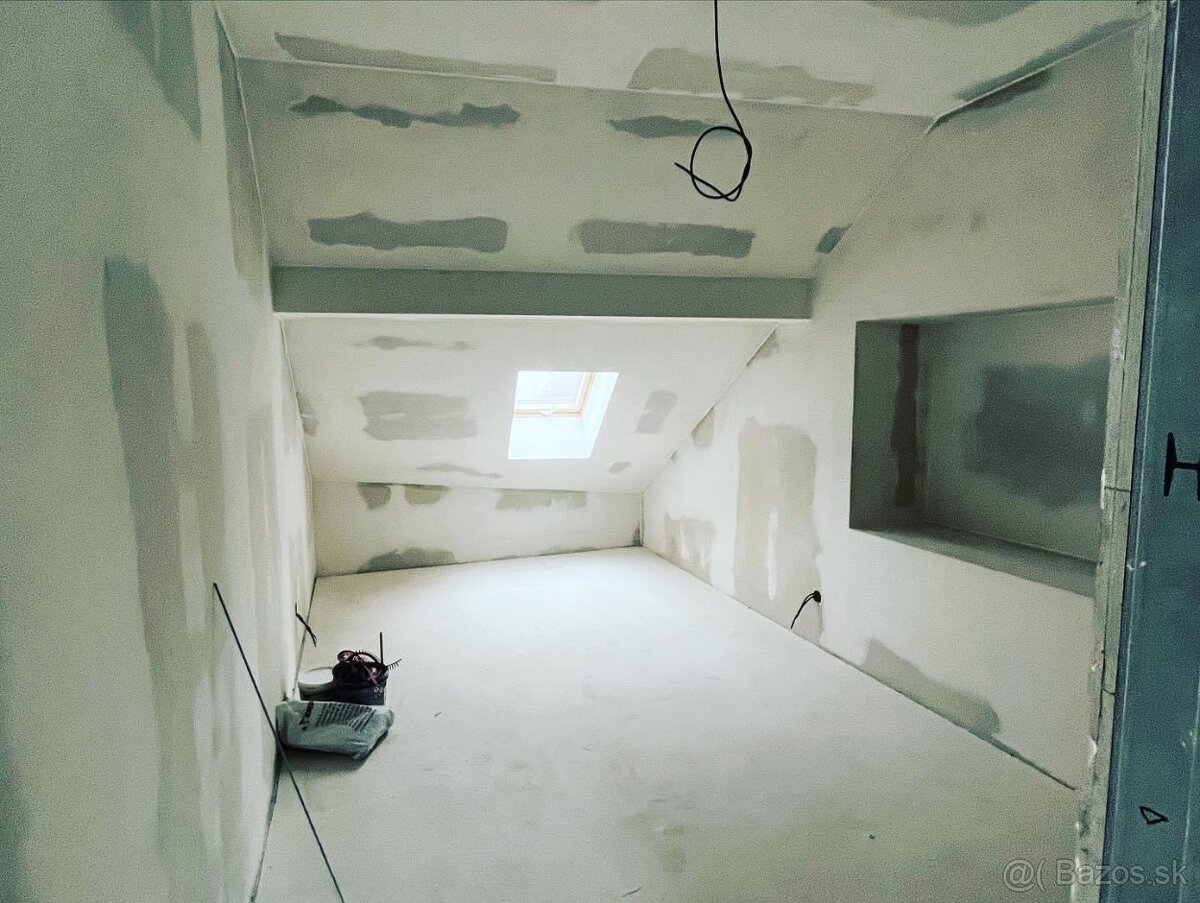 Montáž sadrokartónu, Maľovanie, Stierkovanie KE - 11