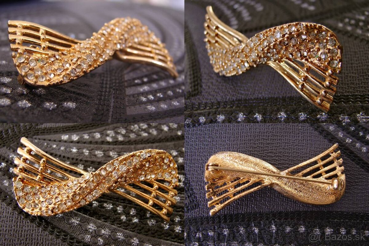 Starožitné a retro brošne - mašle - 11