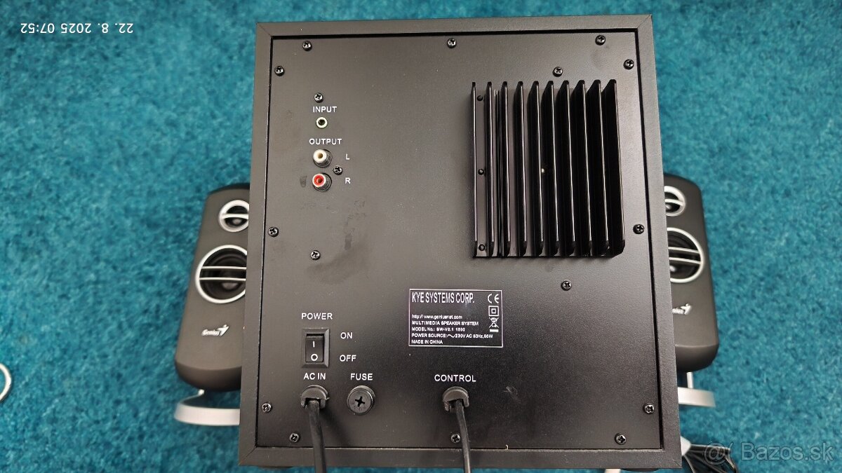 PC/NTB Repro Genius SW-V2.1 1500, čierno-strieborné - 11