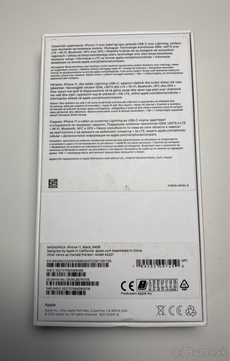 iPhone 11 Black, batéria 100% - 11