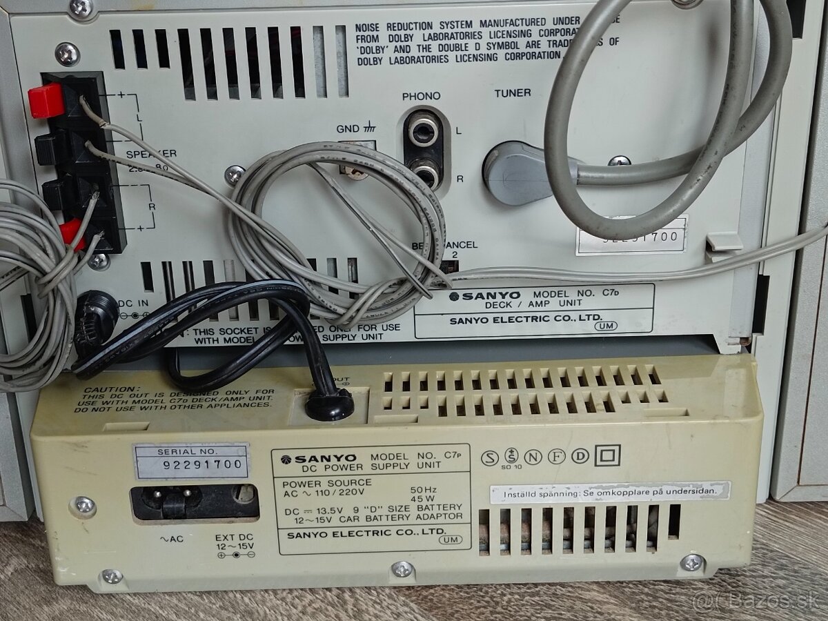 Sanyo C7s, radiomagnetofon retro kazeťák - 11
