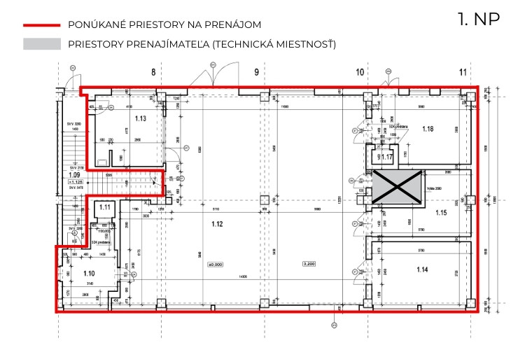 Prenájom výrobno-skladového priestoru 246 m² priamo na Vajno - 11