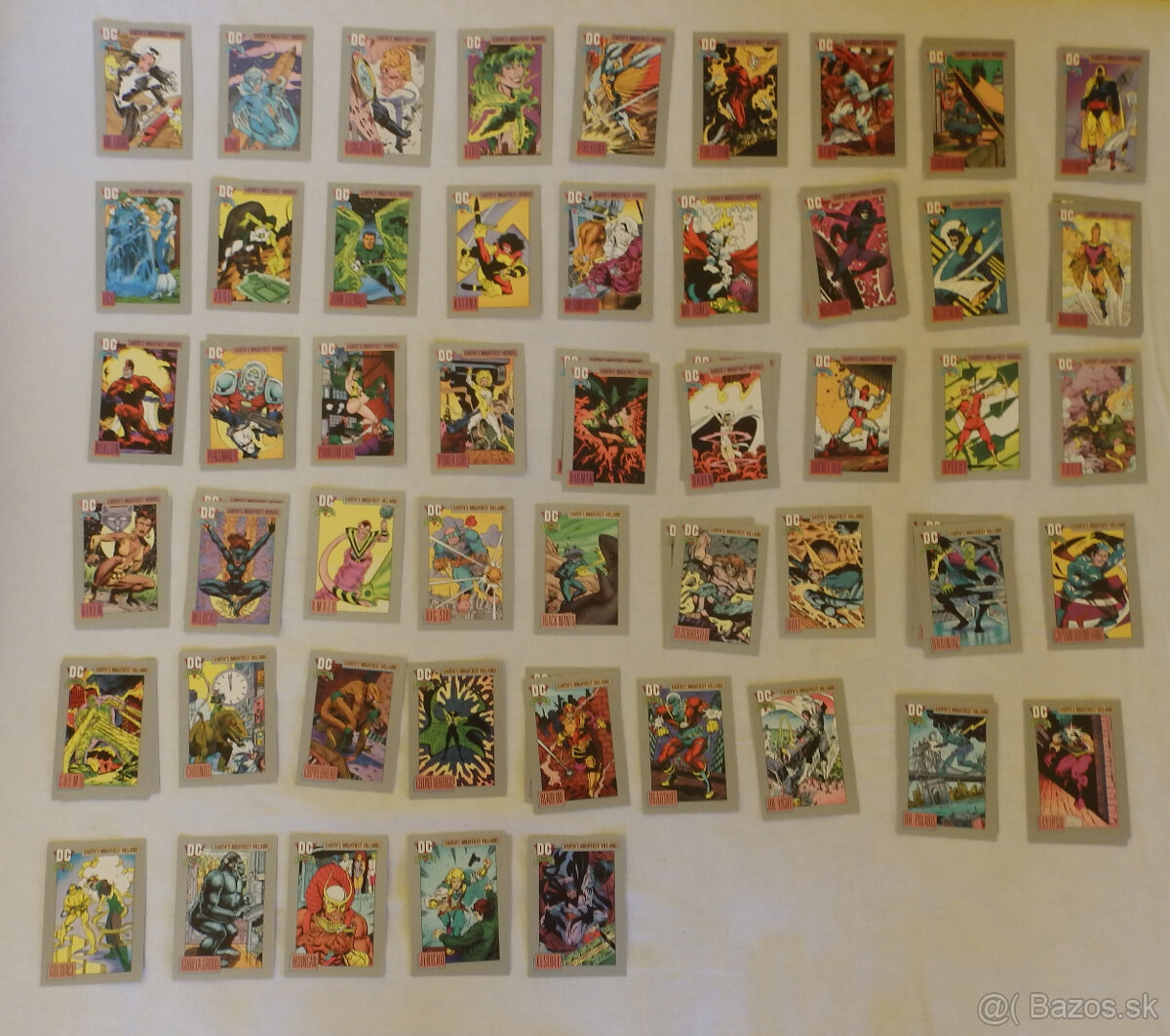 Zberateľské karty DC Cosmic 1991 - 11