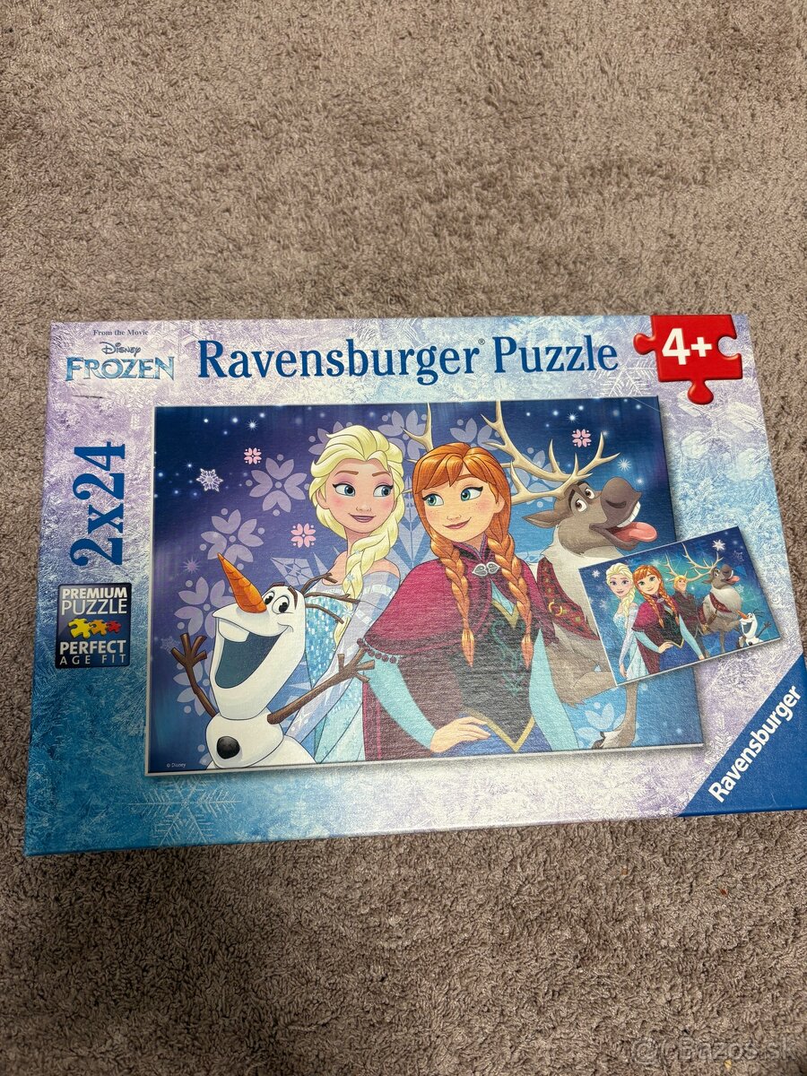 Detske puzzle frozen / trolovia - 11