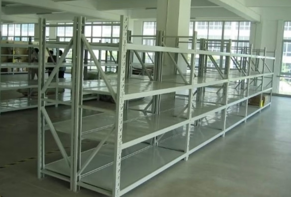 Kovový regál 2m, nosnosť 1200kg - 11