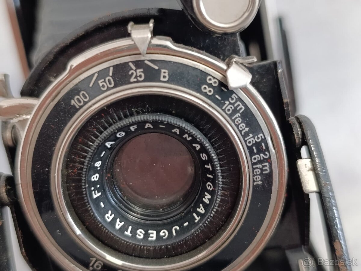 Historický měchový fotoaparát Agfa Billy Record - 11