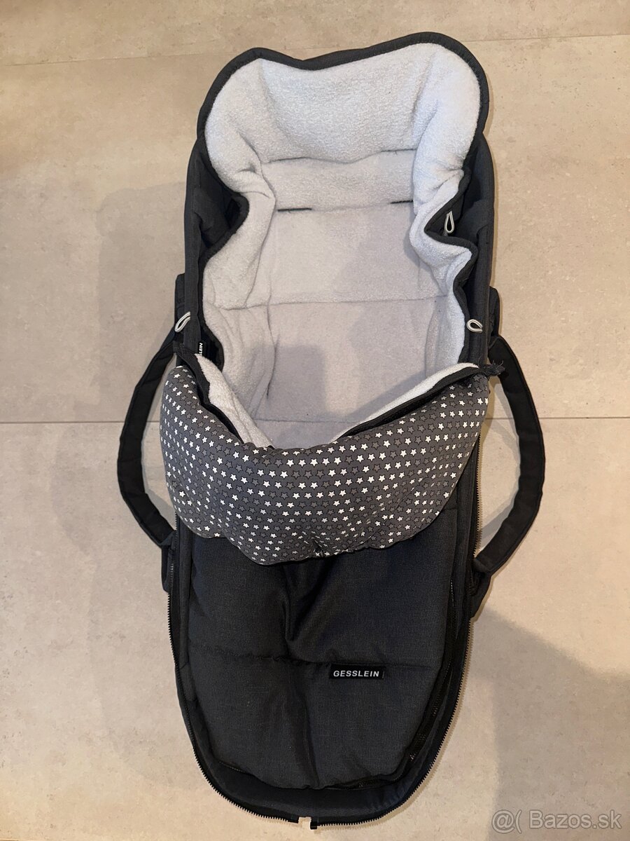 Kombinovaný kočík 3v1 Gesslein FX4+ detské vajíčko Recaro - 11