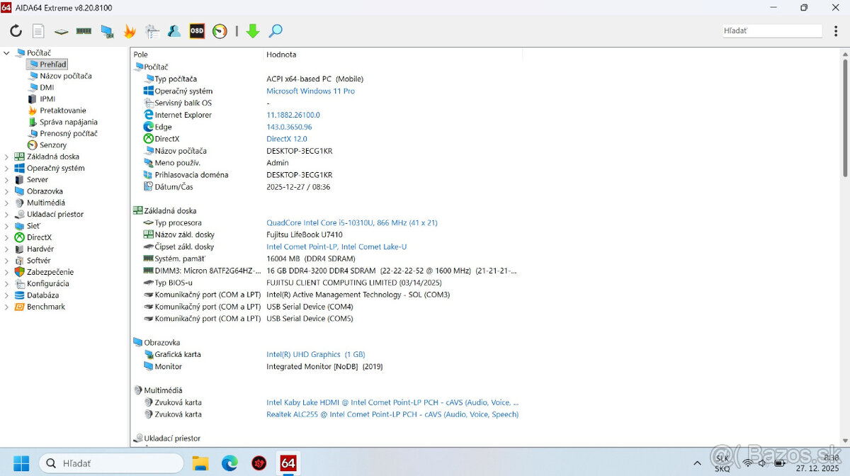 Fujitsu LifeBook U7410 - 11
