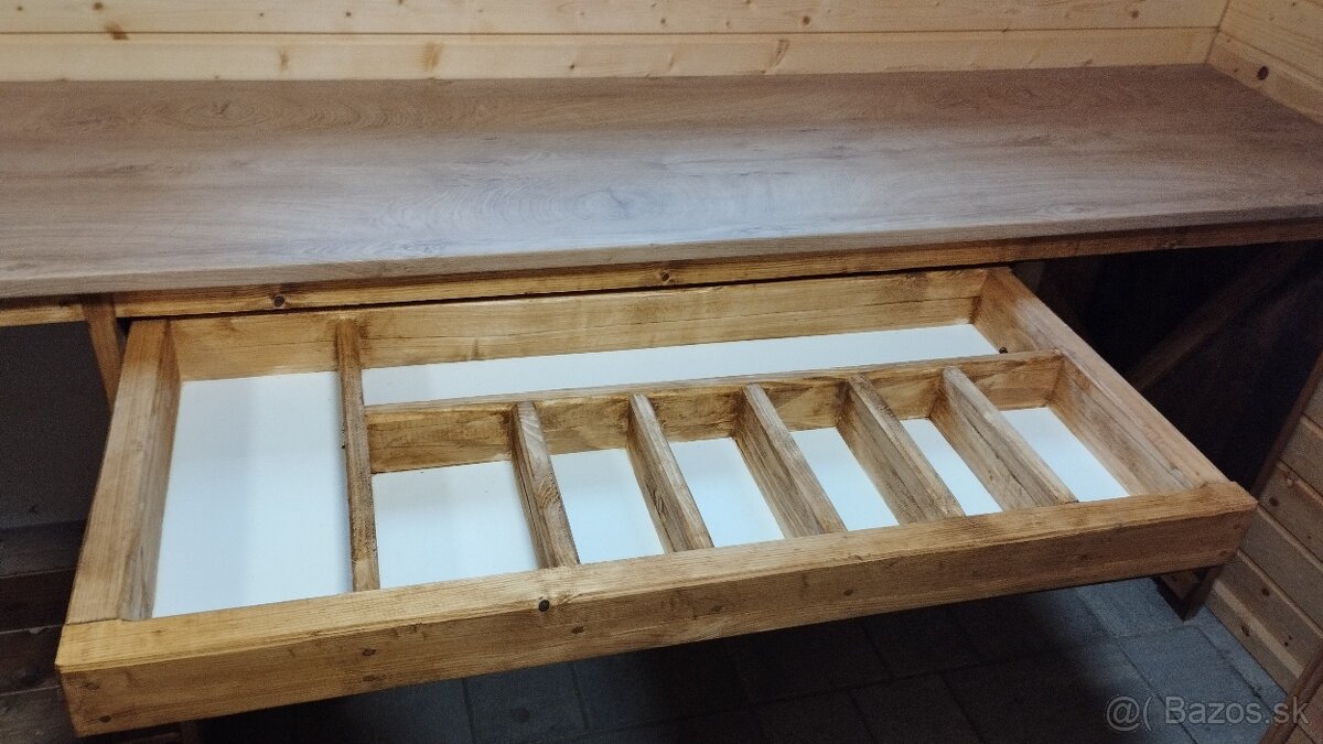 Pracovný stôl 260x60 cm - 11