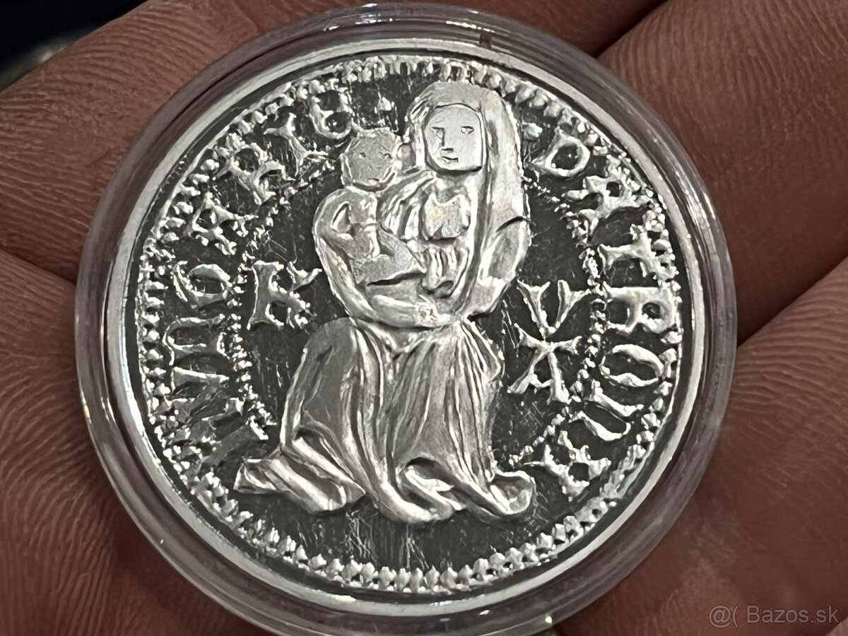 Predám 5x pozlátené a postriebrené mince na foto. - 11