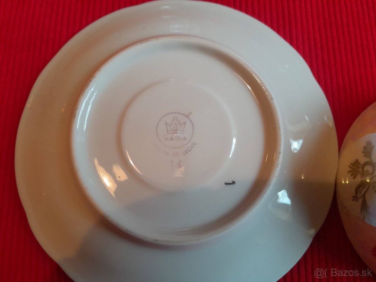 Čajový a kávový servis Tri grácie KAHLA GDR. - 11