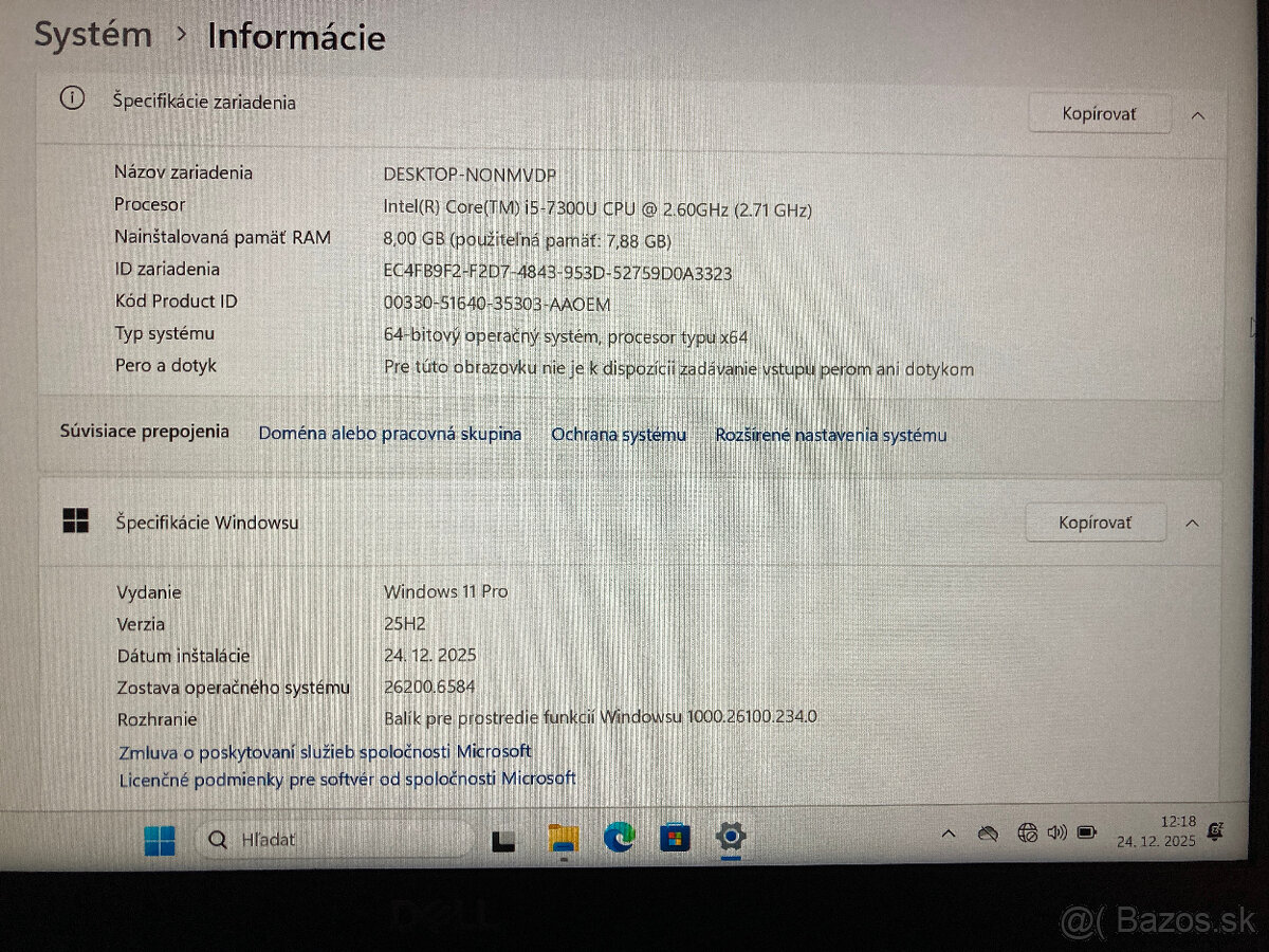 Dell Latitude 7490 14" 8 GB RAM 256 GB SSD - 11
