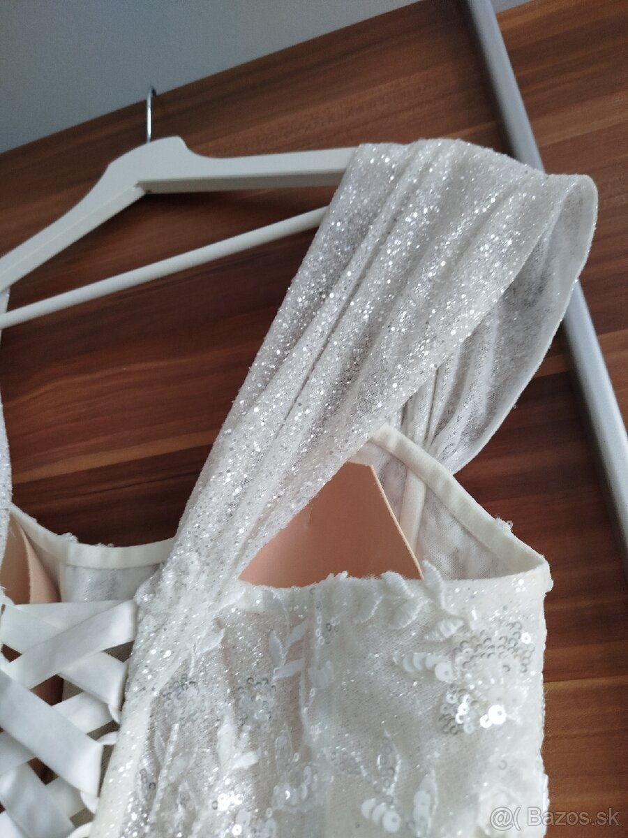 Svadobné šaty vel. 40 - 11