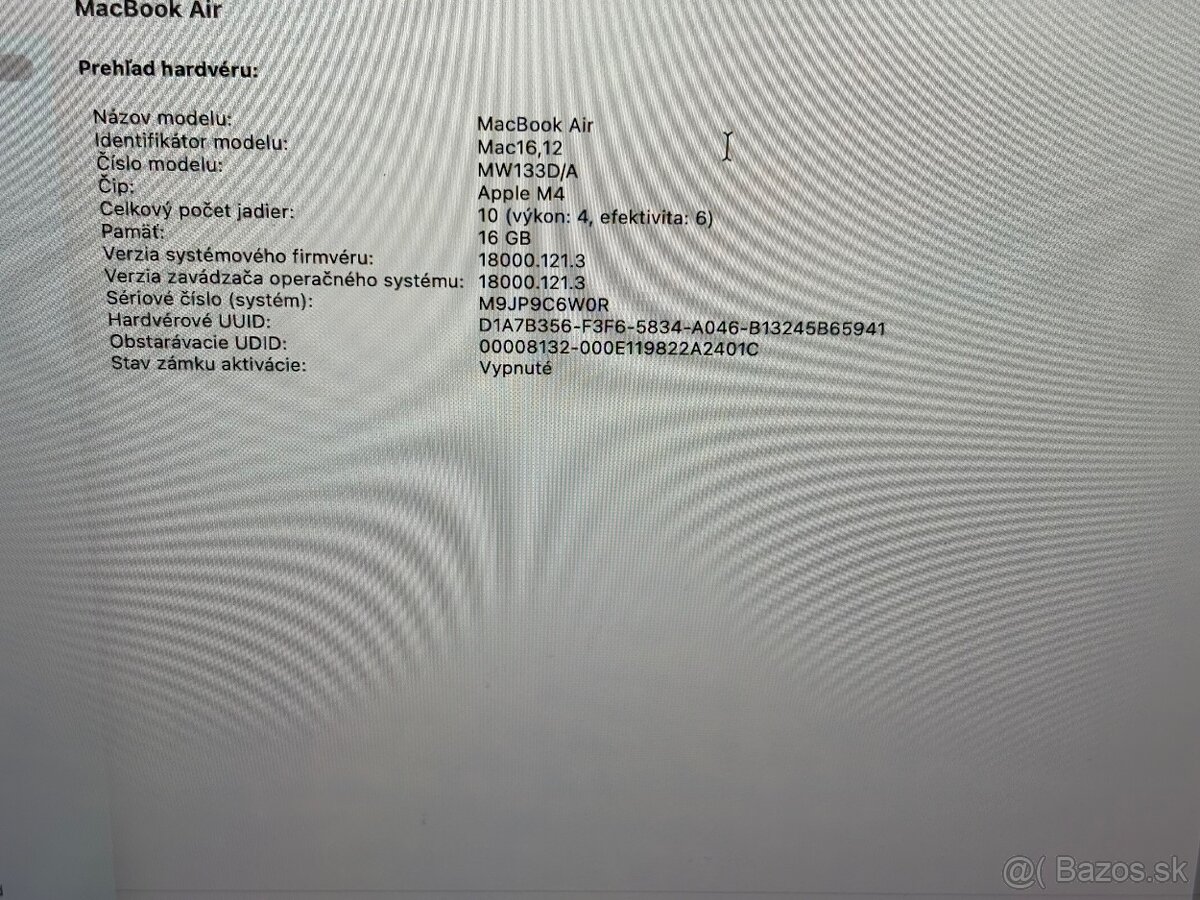 Apple MacBook Air 13" M4, TOP stav v záruke - 11