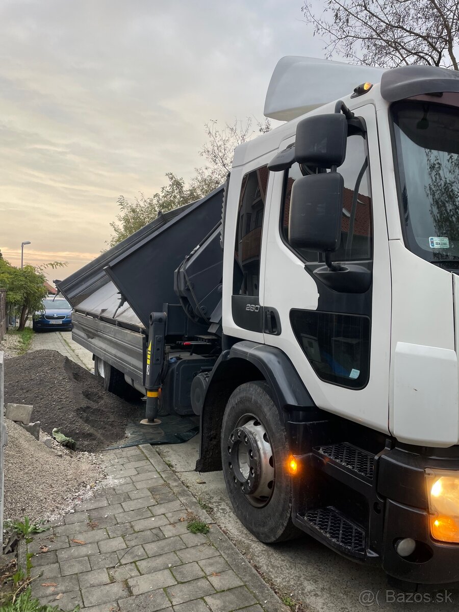 Strk, piesok, makadam, zemina, drveny beton - 11