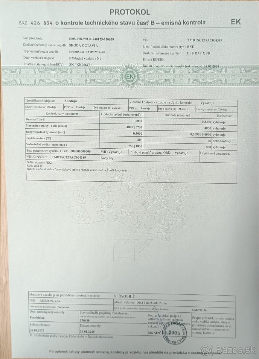 Škoda Octavia 2009 77kw 290 tis km - 11